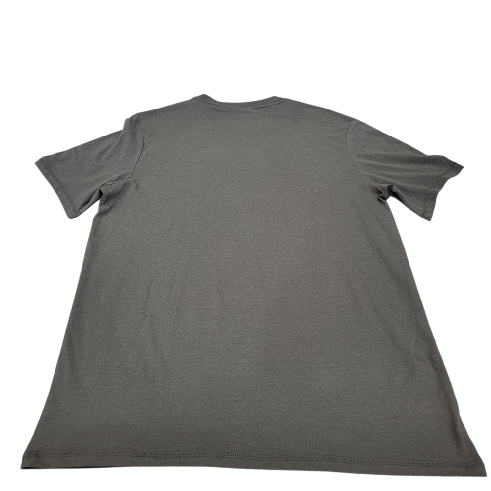 BUFFALO David Bitton Cotton Logo Tee Vintage Wash Brown Crewneck T-shirt Men's L - Picture 15 of 16